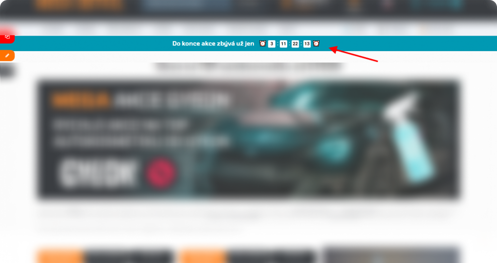 Speciální kategorie na akci s odpočtem