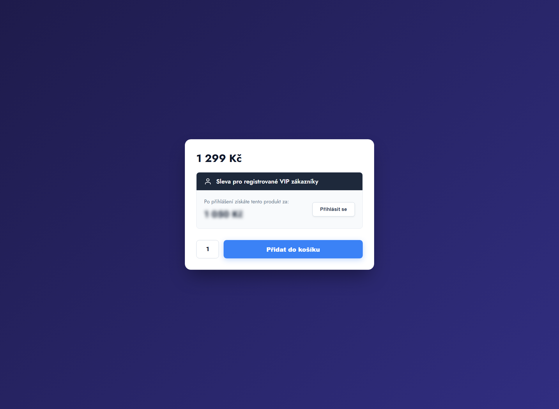 Sleva pro registrované v detailu produktu + zobrazení po přihlášení (Shoptet)