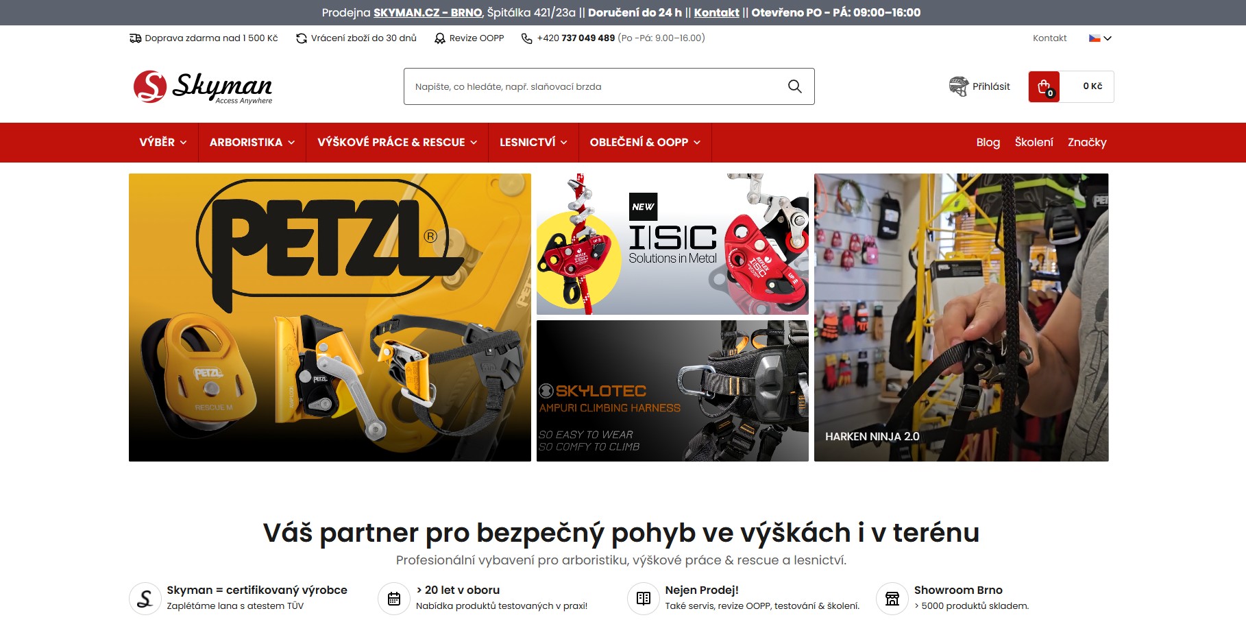 Náhled e-shopu skyman.cz