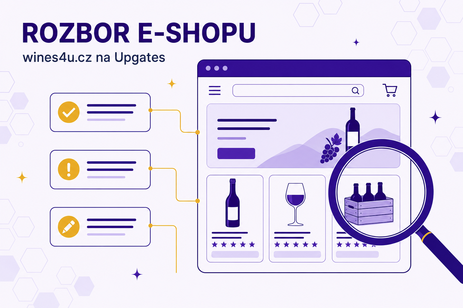 Rozbor eshopu wines4u.cz - Upgates
