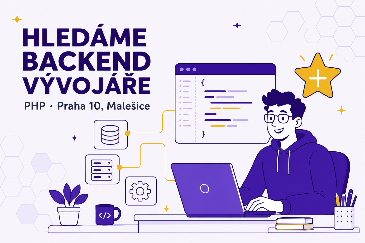 Junior/Medior Backend vývojář/ka PHP — Praha 10, Malešice