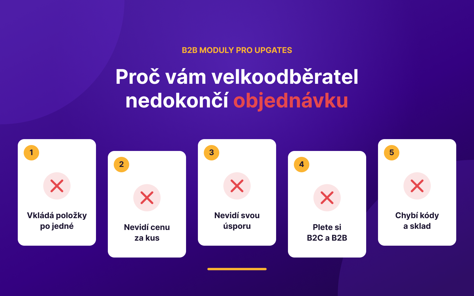 Proč vám velkoodběratelé nedokončí objednávku (a jak to spravit)