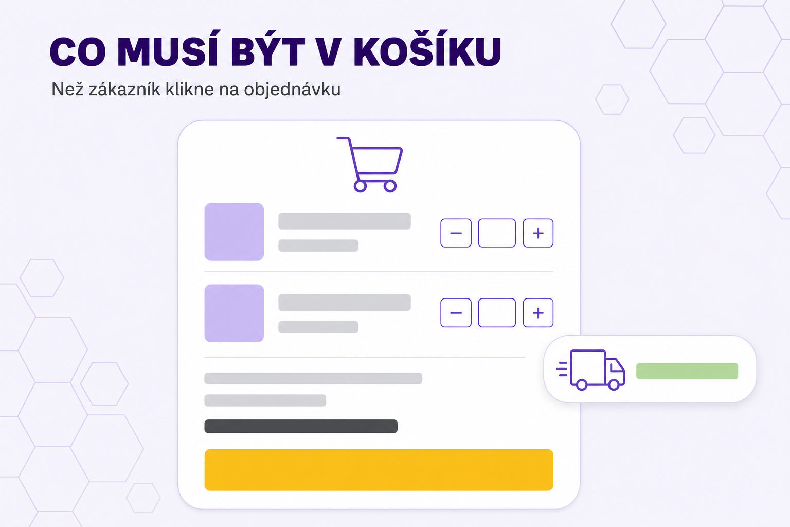 Košík na e-shopu: co v něm musí být, aby zákazník koupil