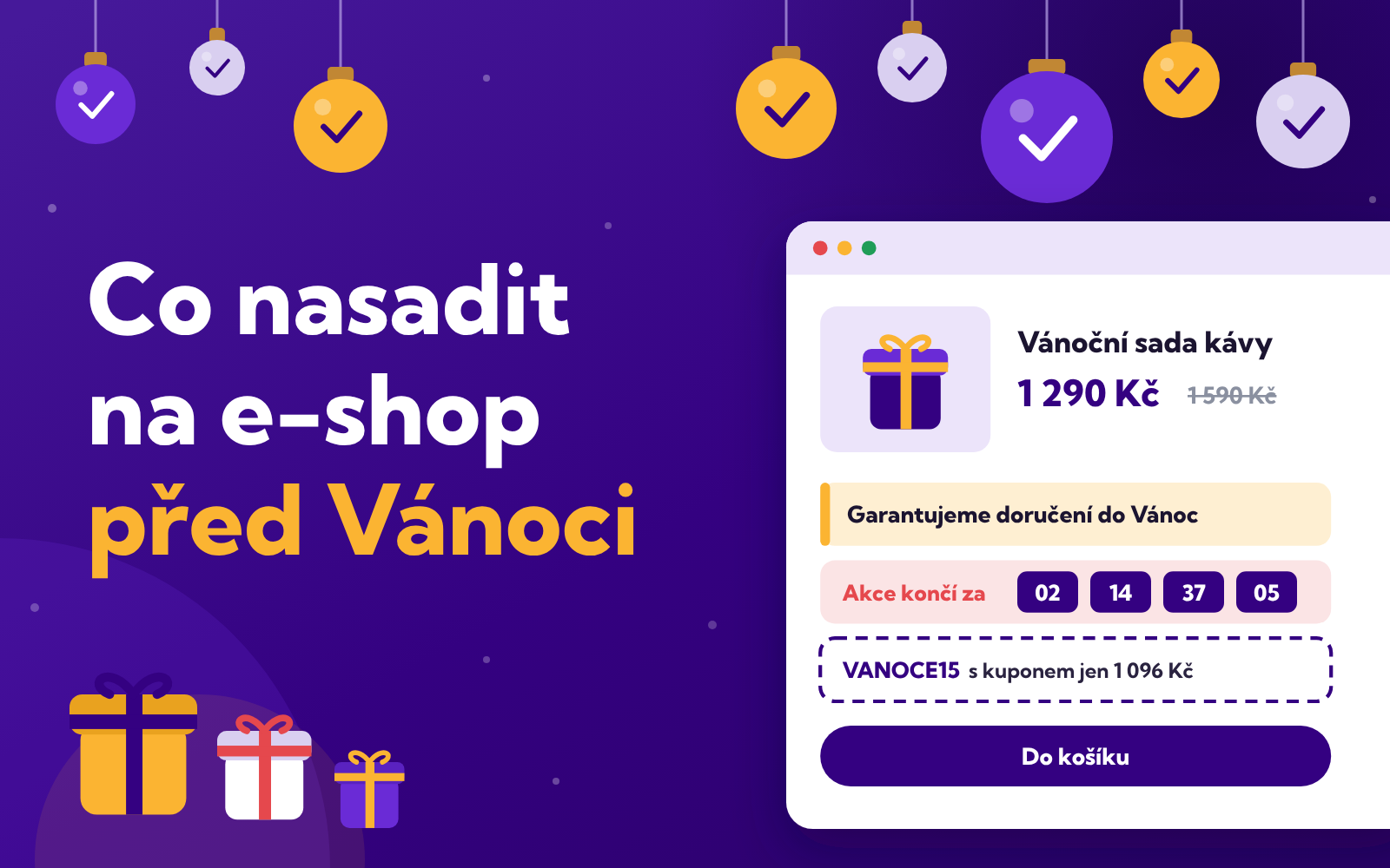 Vánoce na e-shopu: co nasadit na Upgates před Black Friday